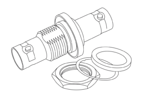 BNC connector gasket