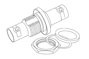 BNC connector gasket