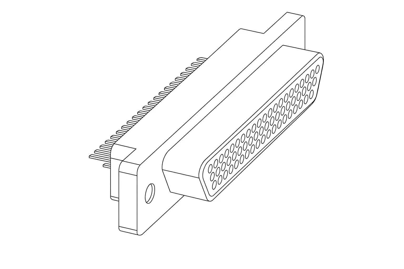 micro-d connector gasket