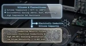 electrically conductive silicones