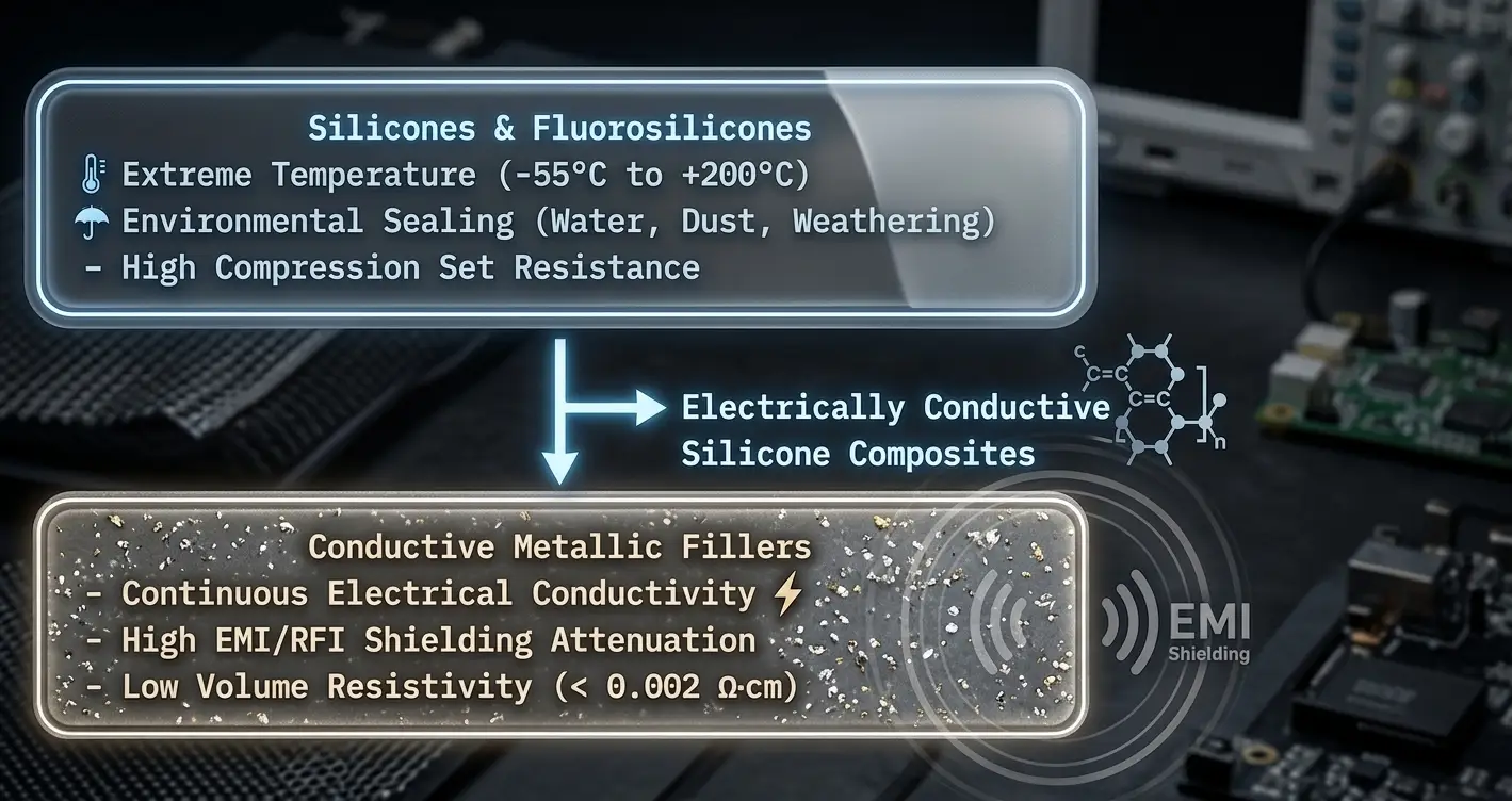 electrically conductive silicones