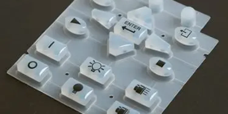 silicone rubber keypad emi shielding